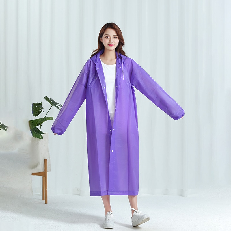 1pc Hooded Rain Coat Women Men - огляд і ціна Camping Rain Poncho