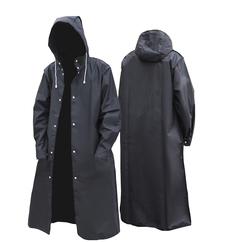 Black Fashion Adult Waterproof - огляд і ціна Camping Rain Poncho